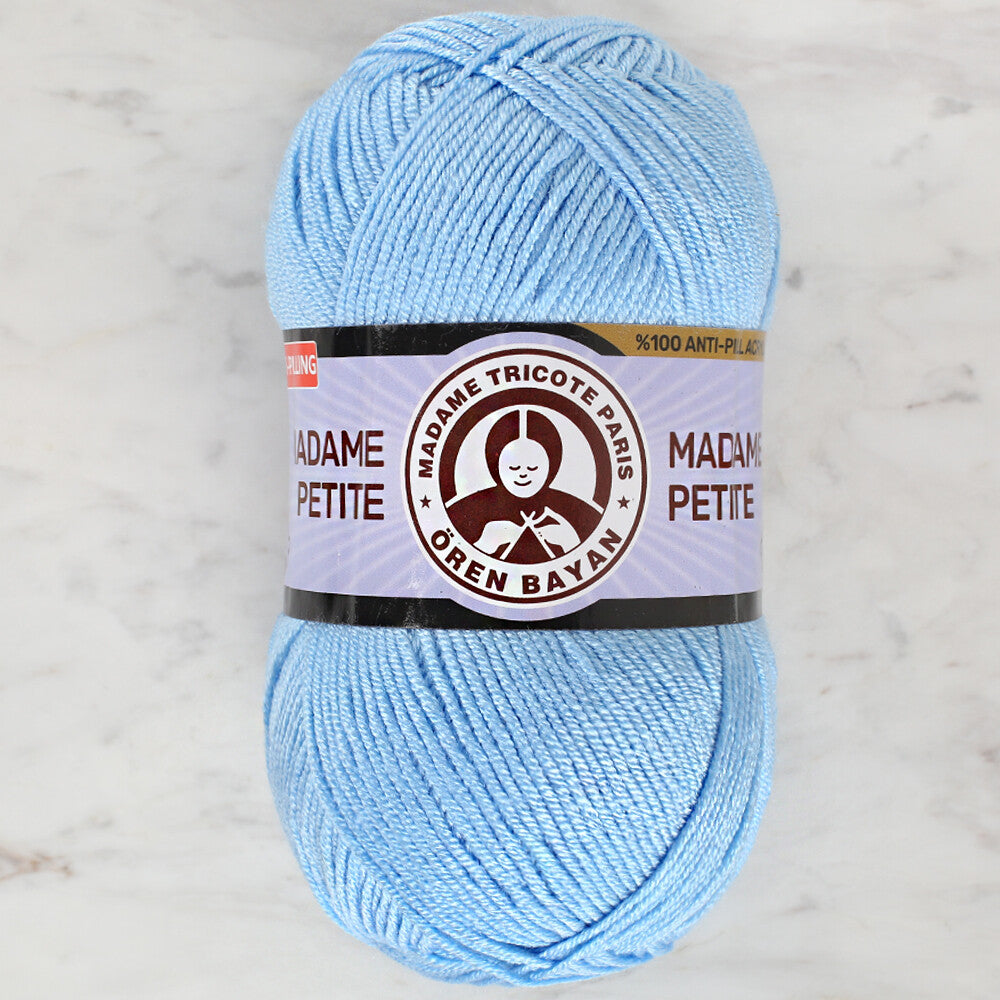 Madame Tricote Paris Madame Petite Yarn, Baby Blue - 141