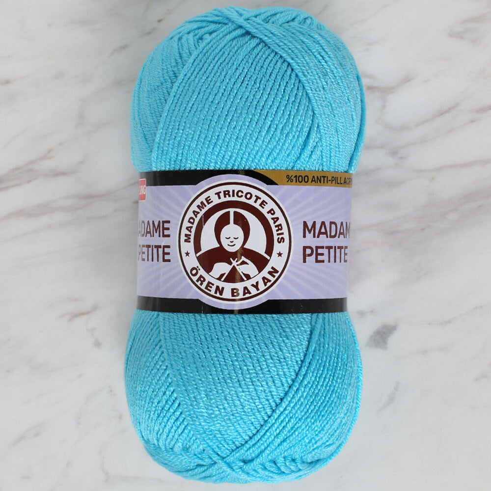 Madame Tricote Paris Madame Petite Yarn, Turquoise - 137