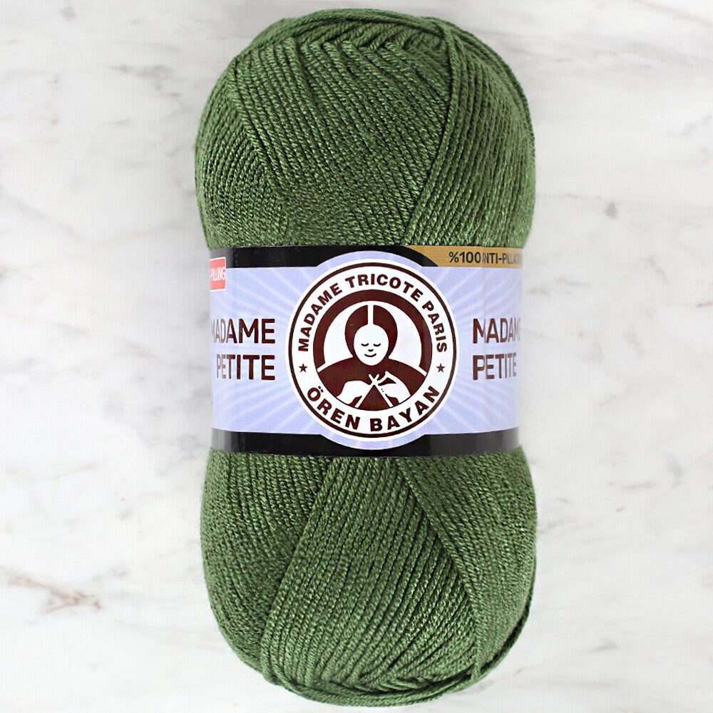 Madame Tricote Paris Madame Petite Yarn, Green - 133