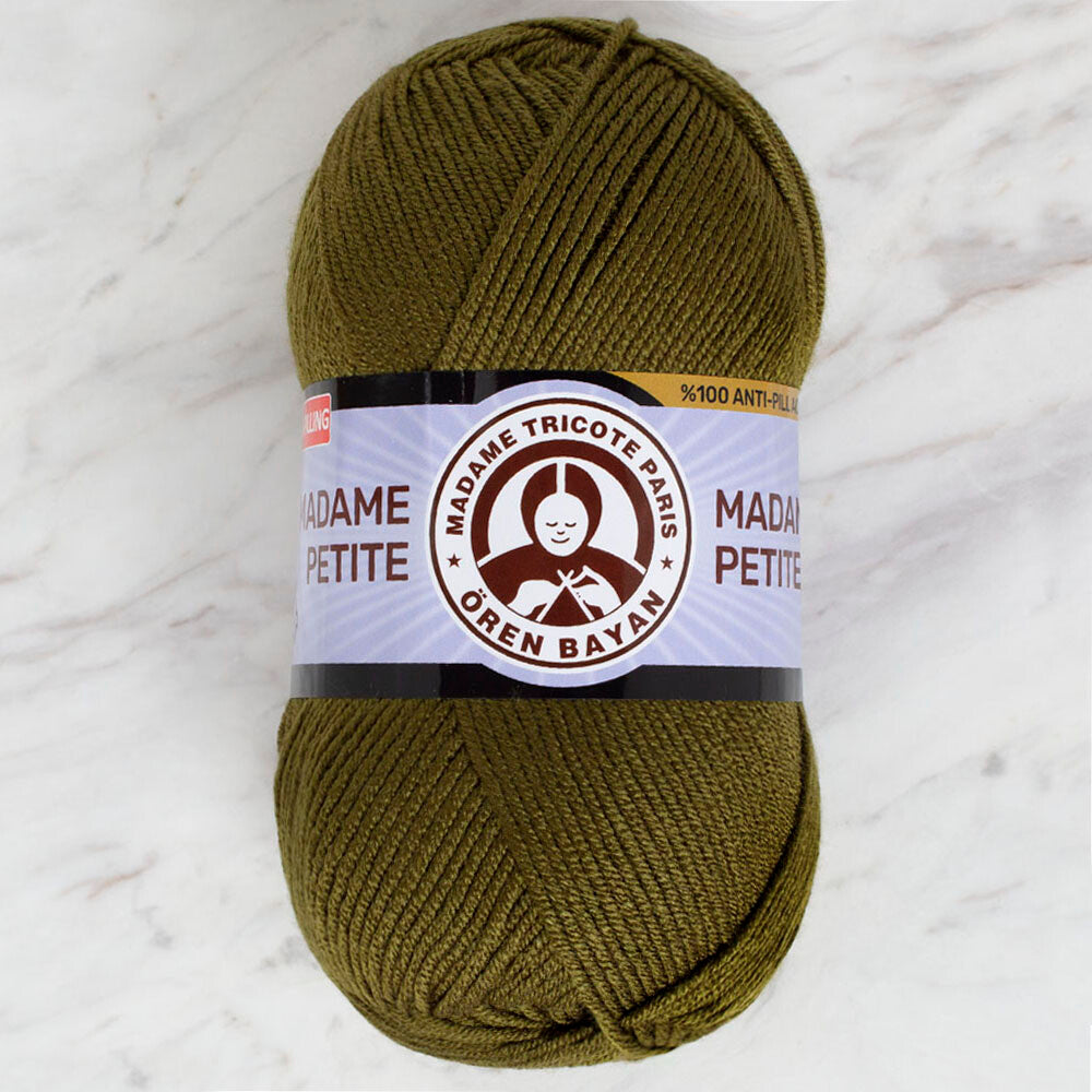 Madame Tricote Paris Madame Petite Yarn, Navy Green - 077