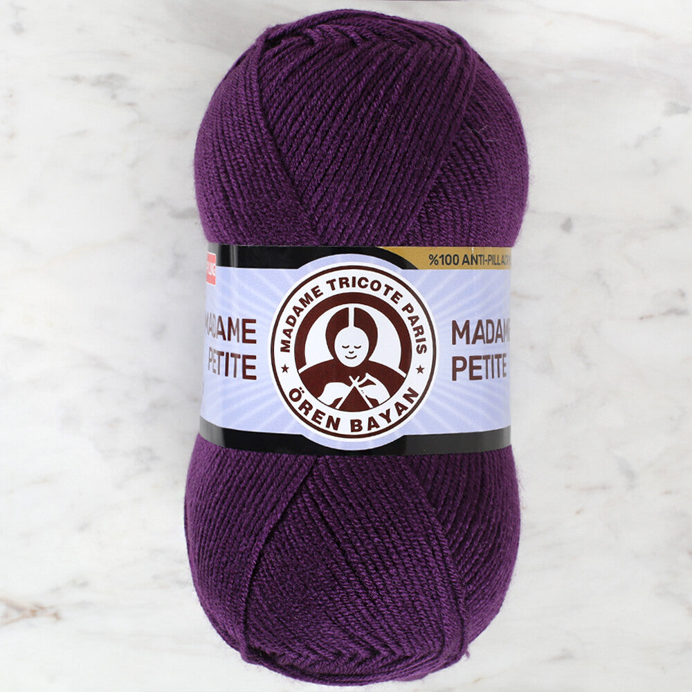 Madame Tricote Paris Madame Petite Yarn, Aubergine  - 060