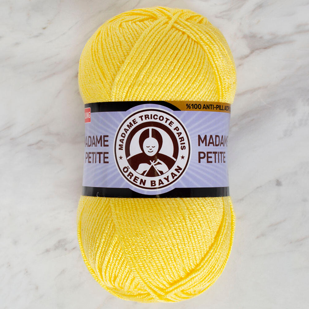 Madame Tricote Paris Madame Petite Yarn, Yellow - 028