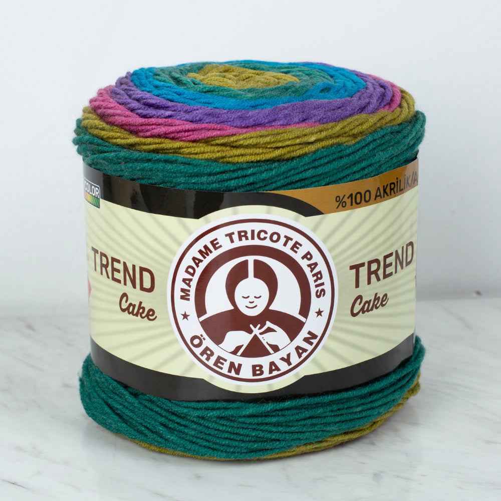 Madame Tricote Paris Trend Cake Batik 200 gr Yarn, Variegated - 628