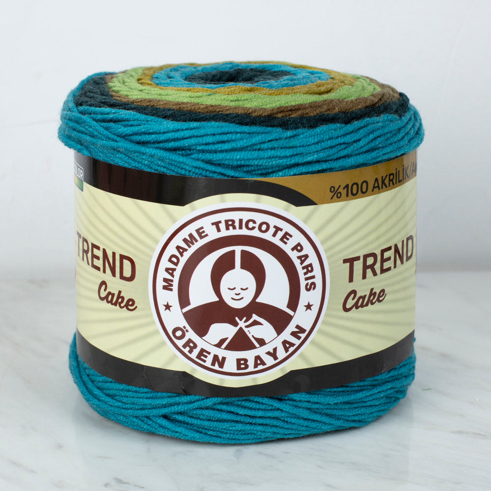 Madame Tricote Paris Trend Cake Batik 200 gr Yarn, Variegated - 630