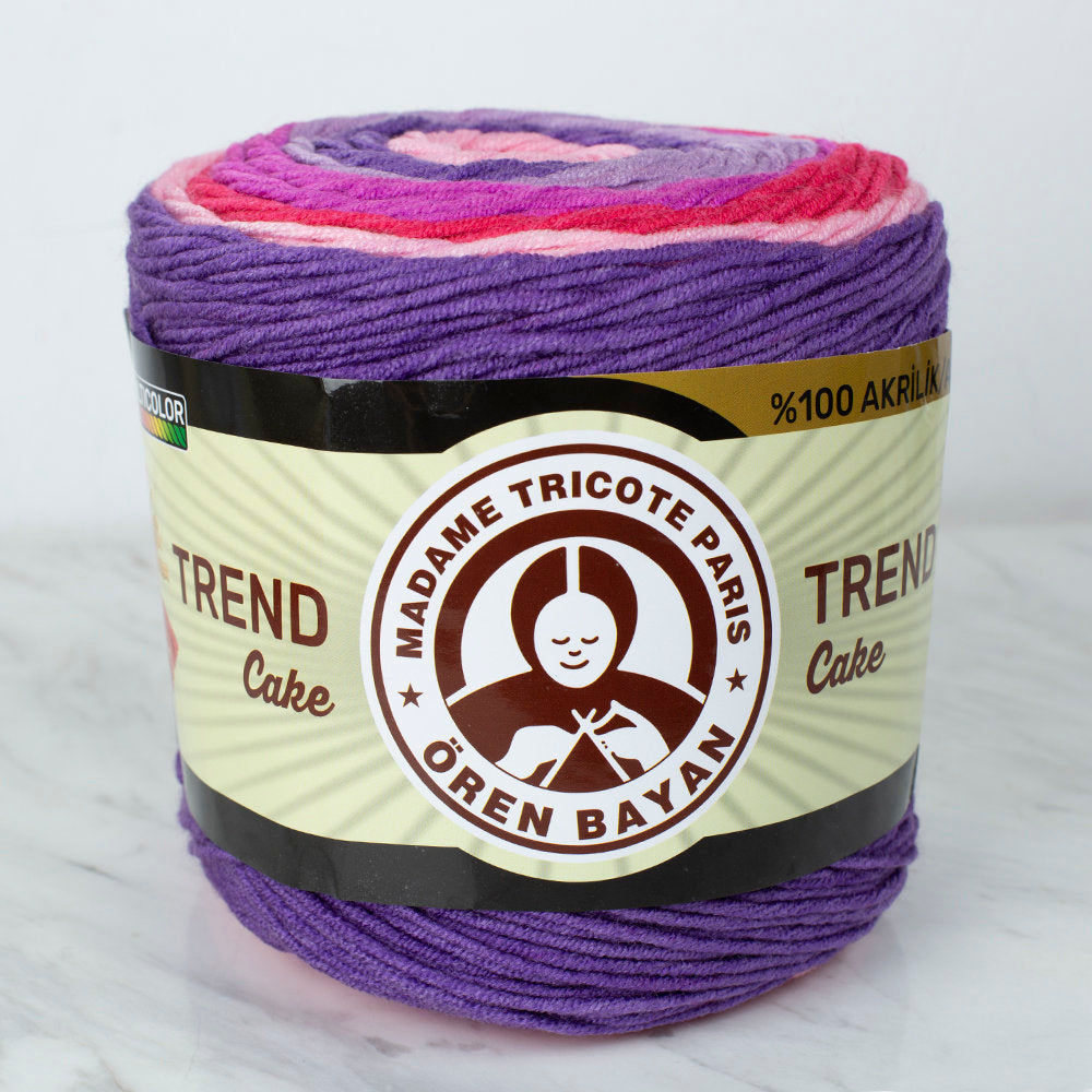 Madame Tricote Paris Trend Cake Batik 200 gr Yarn, Variegated - 631