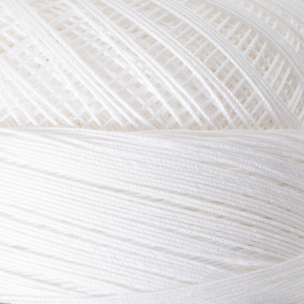 Madame Tricote Paris Süper No:40 Lace Thread Ball, White