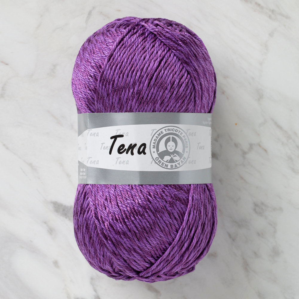 Madame Tricote Paris Tena Yarn, Purple - 0412