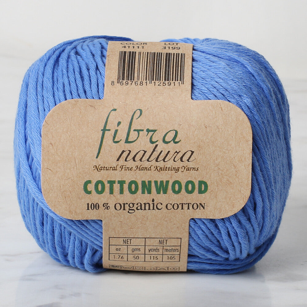 Fibra Natura Cottonwood Yarn, Blue - 41111