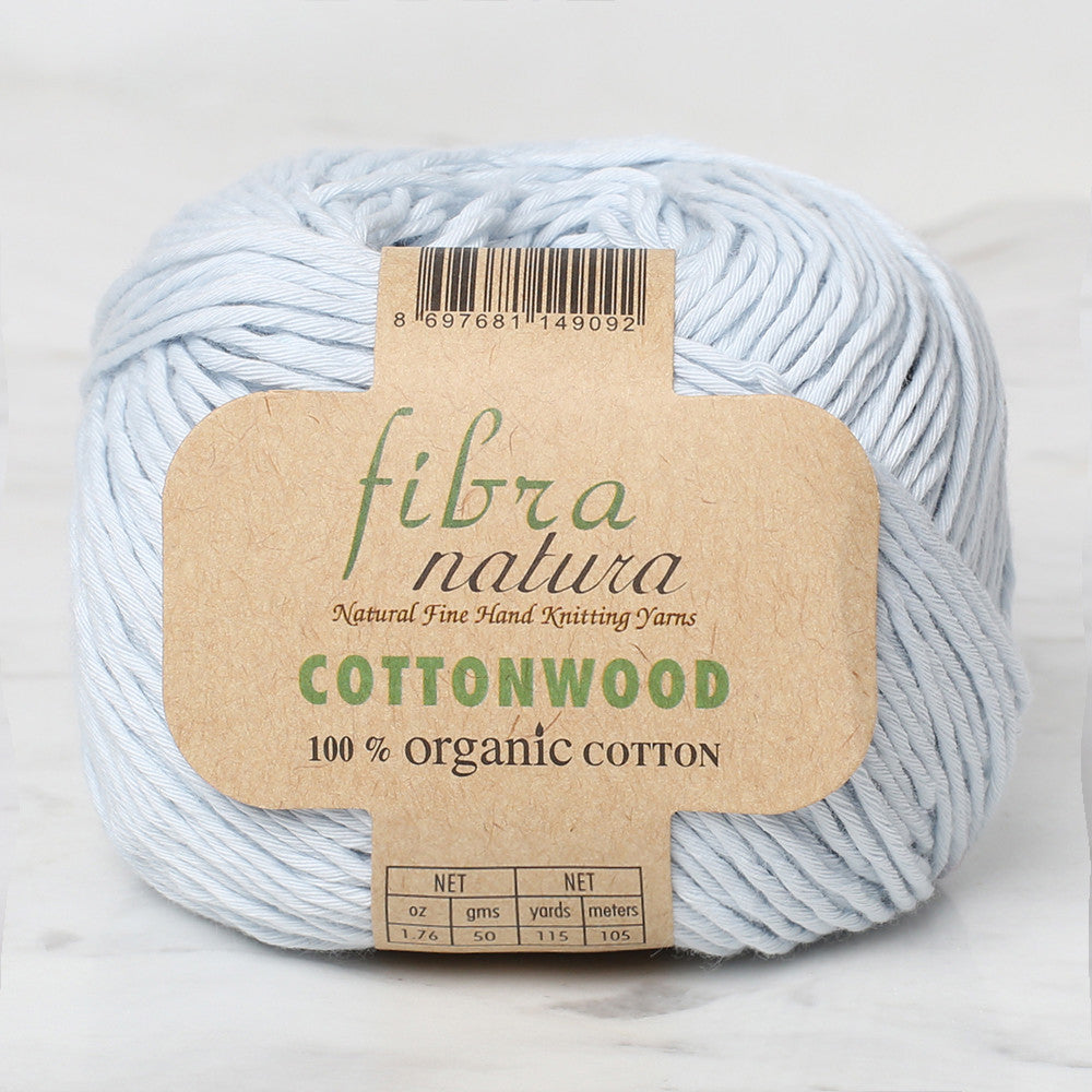 Fibra Natura Cottonwood Knitting Yarn, Light Blue - 41127