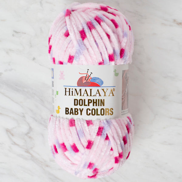 Himalaya Dolphin Baby Colors Chenille Yarn, Variegated - 80403