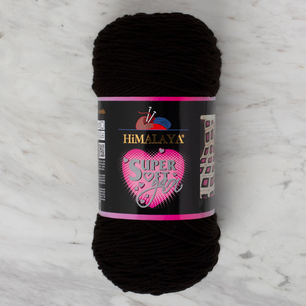 Himalaya Super Soft 200 gr Yarn, Black -80808