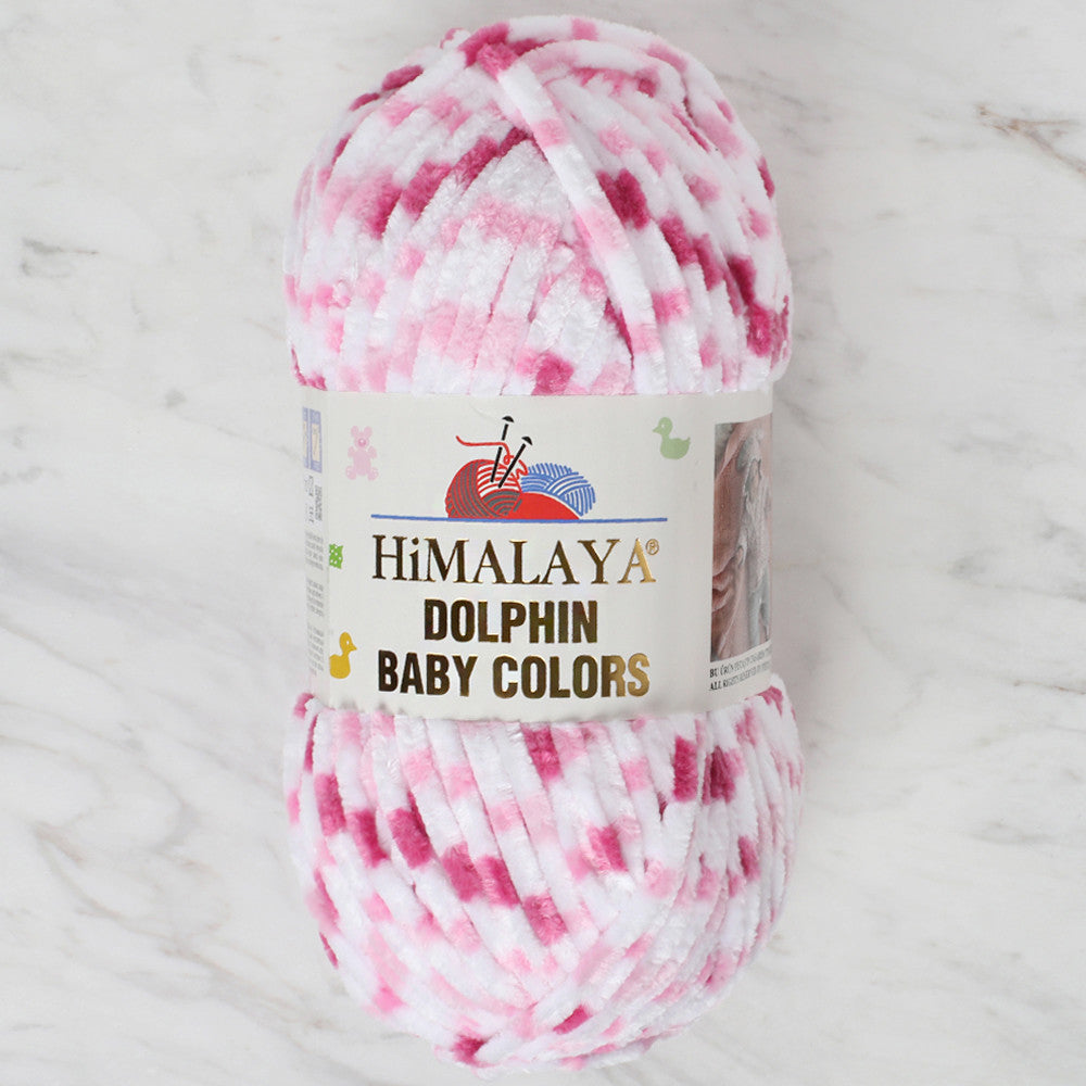 Himalaya Dolphin Baby Colors Chenille Yarn, Variegated - 80414