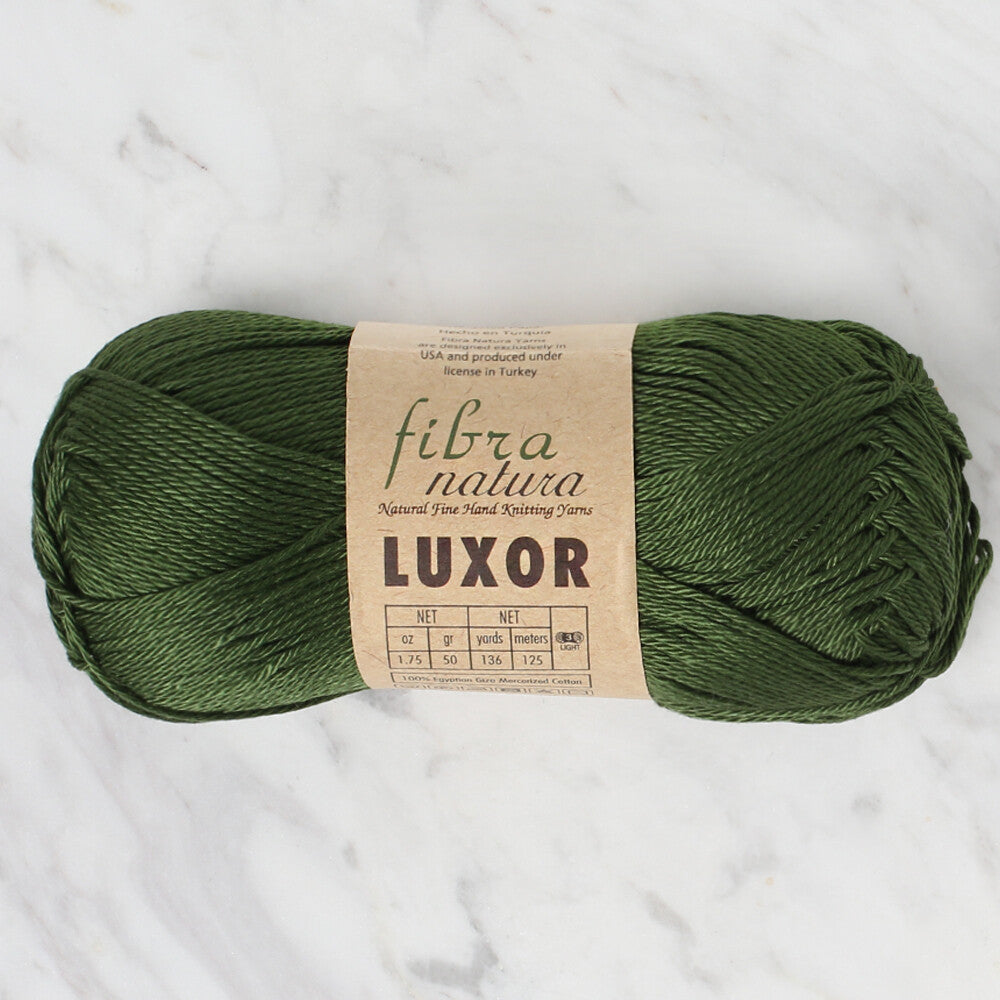 Fibra Natura Luxor Knitting Yarn, Green - 105-18