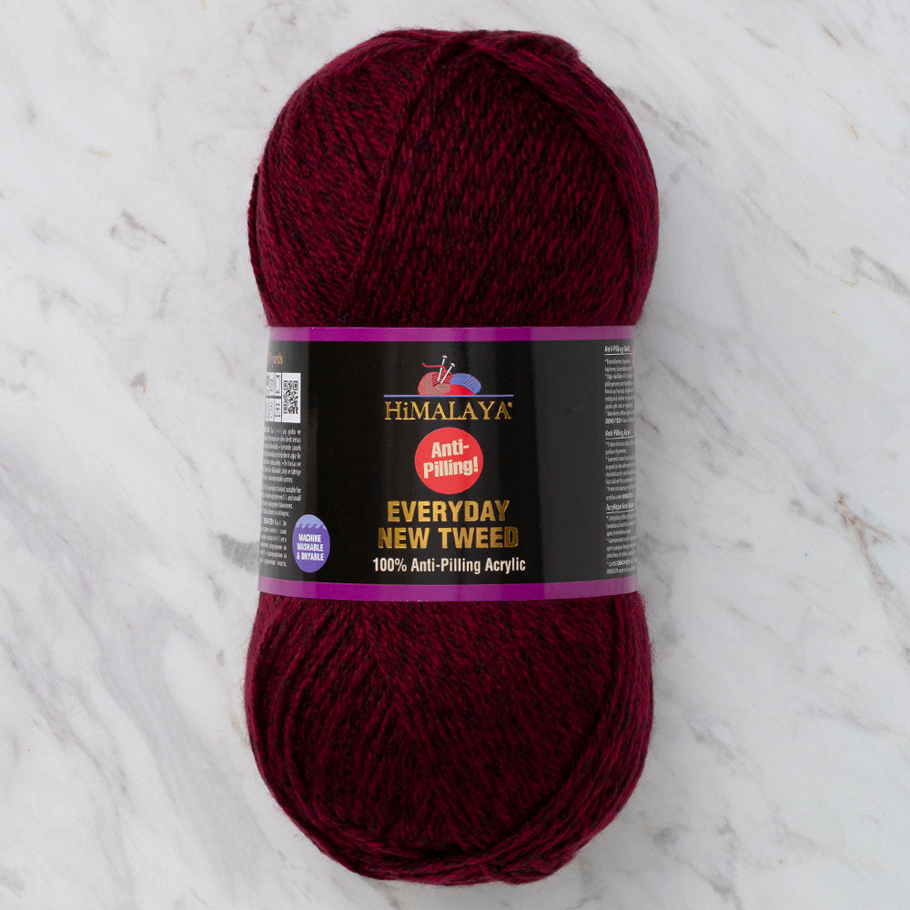 Himalaya Everyday New Tweed Yarn, Claret - 75117