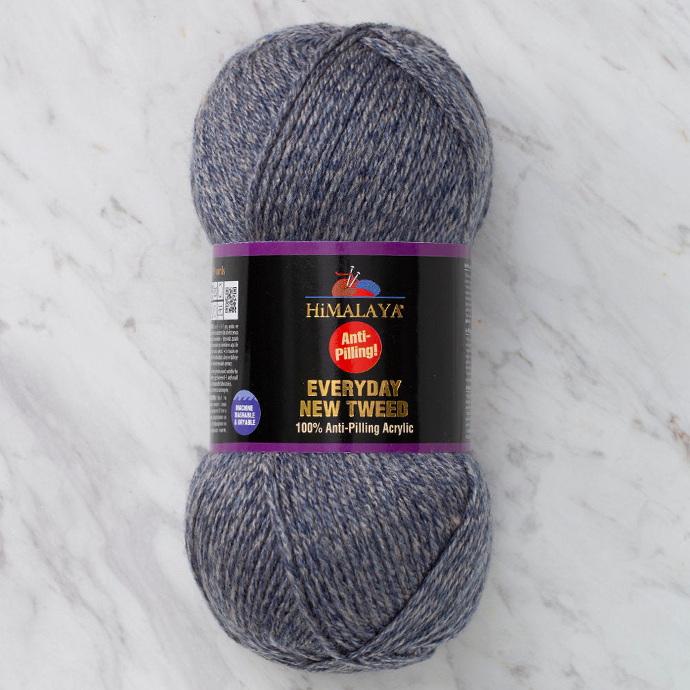 Himalaya Everyday New Tweed Yarn, Blue - 75121