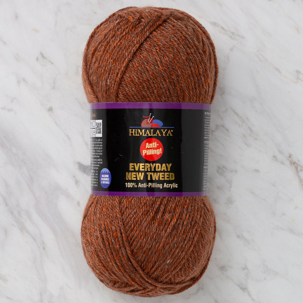 Himalaya Everyday New Tweed Yarn, Brown -75124