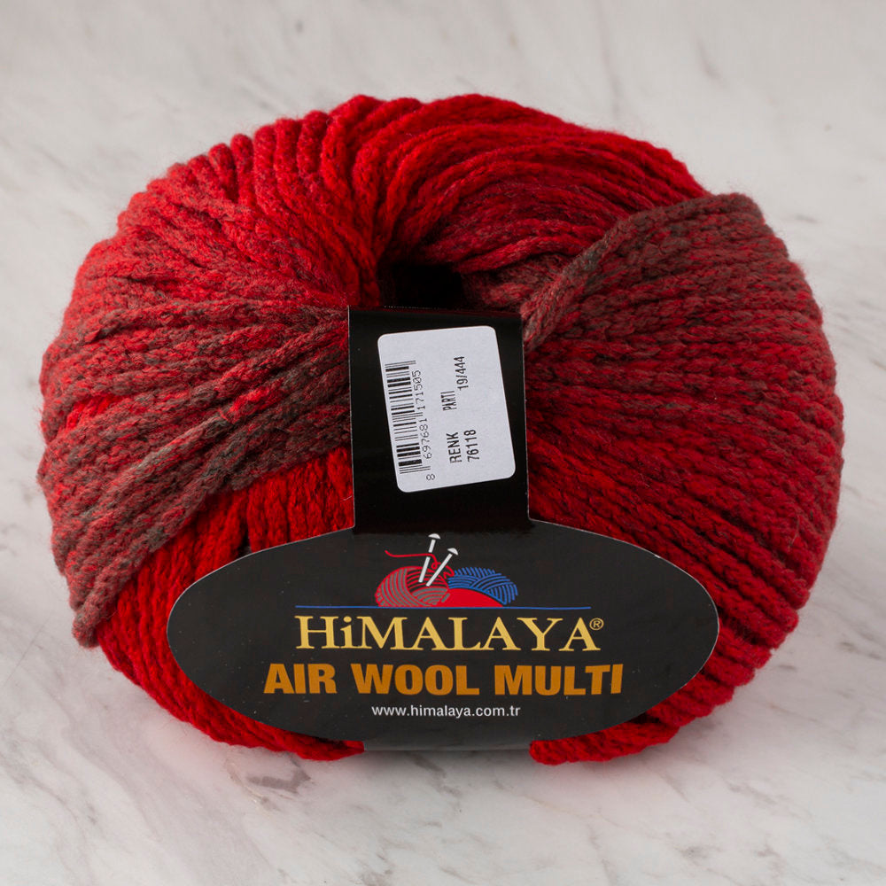 Himalaya Air Wool Multi Yarn, Variegated - 76118