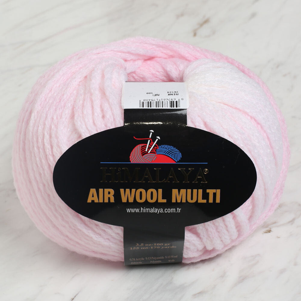 Himalaya Air Wool Multi Yarn, Variegated Color - 76128