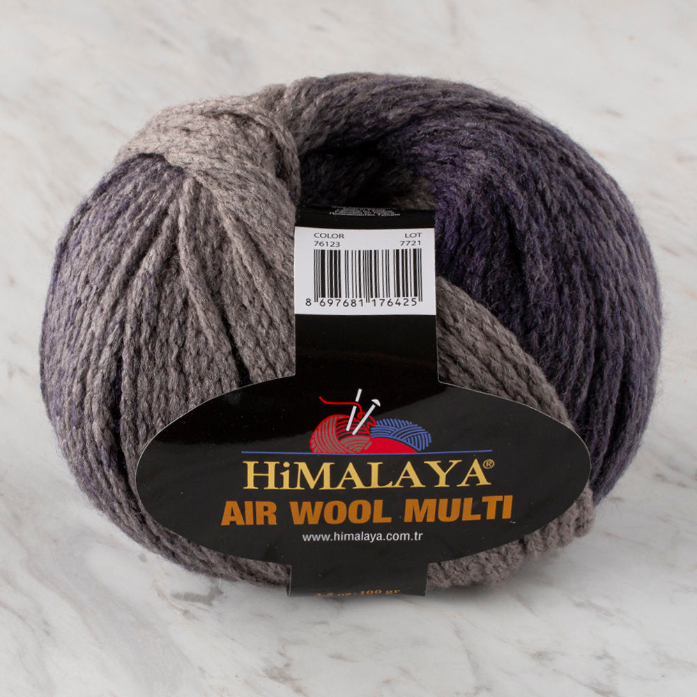 Himalaya Air Wool Multi Yarn, Variegated - 76123