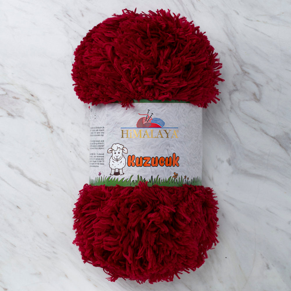 Himalaya Kuzucuk Fur Yarn, Claret - 75616