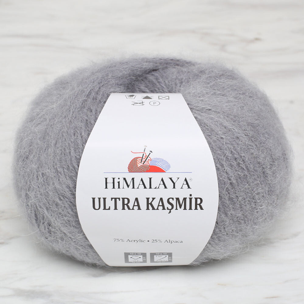 Himalaya Ultra Kaşmir Knitting Yarn, Grey - 56823