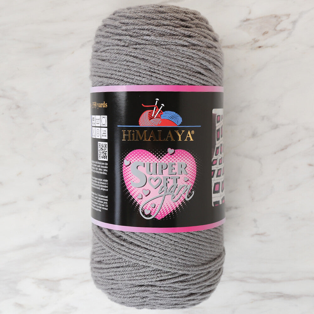 Himalaya Super Soft 200 gr Yarn, Grey - 80853