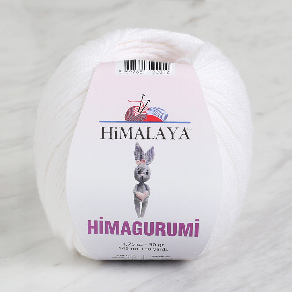 Himalaya Himagurumi 50 Gr Yarn, White - 30101