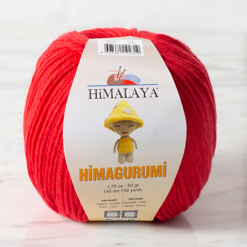 Himalaya Himagurumi 50 Gr Yarn, Red - 30131