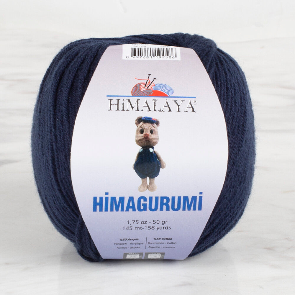 Himalaya Himagurumi  50 Gr Yarn, Navy Blue - 30158