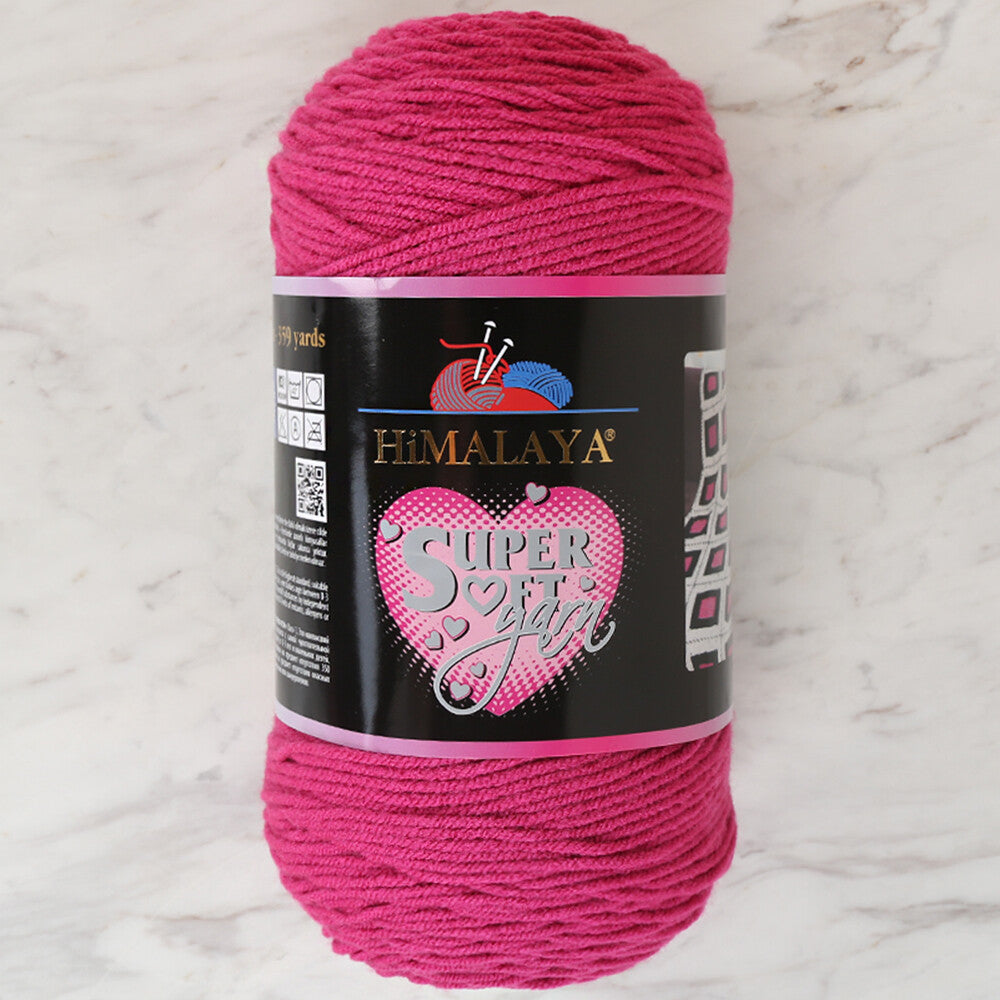 Himalaya Super Soft 200 gr Yarn, Fuchsia - 80858