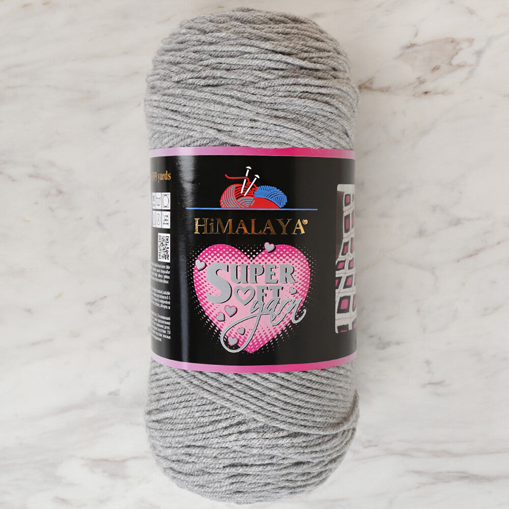 Himalaya Super Soft 200 gr Yarn, Grey - 80864