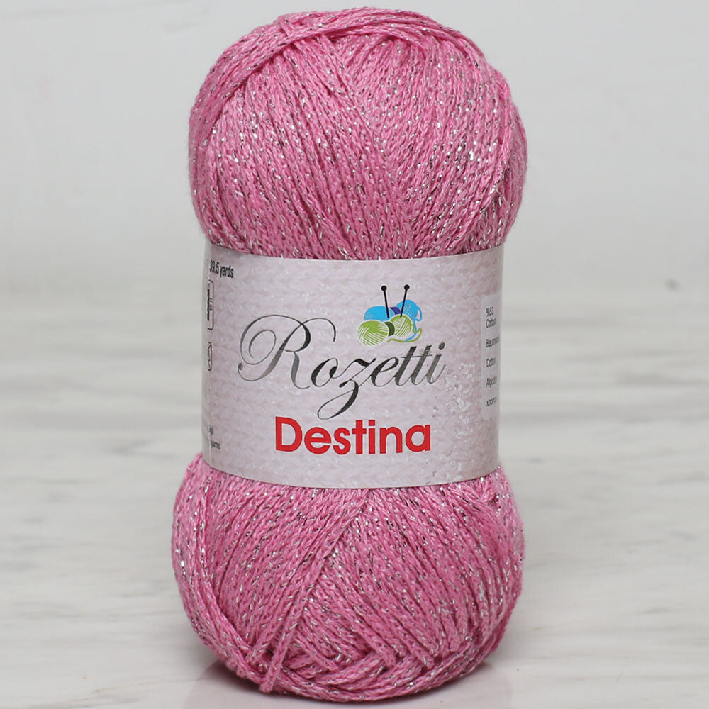 Rozetti Destina 50 gr Yarn, Pink - 45008