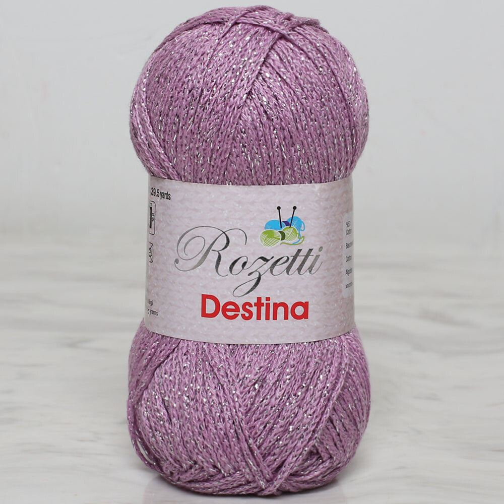 Rozetti Destina 50 gr Yarn, Lilac - 45010