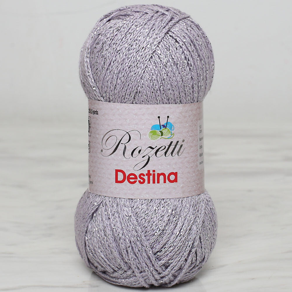 Rozetti Destina 50 gr Yarn, Light Lilac - 45011