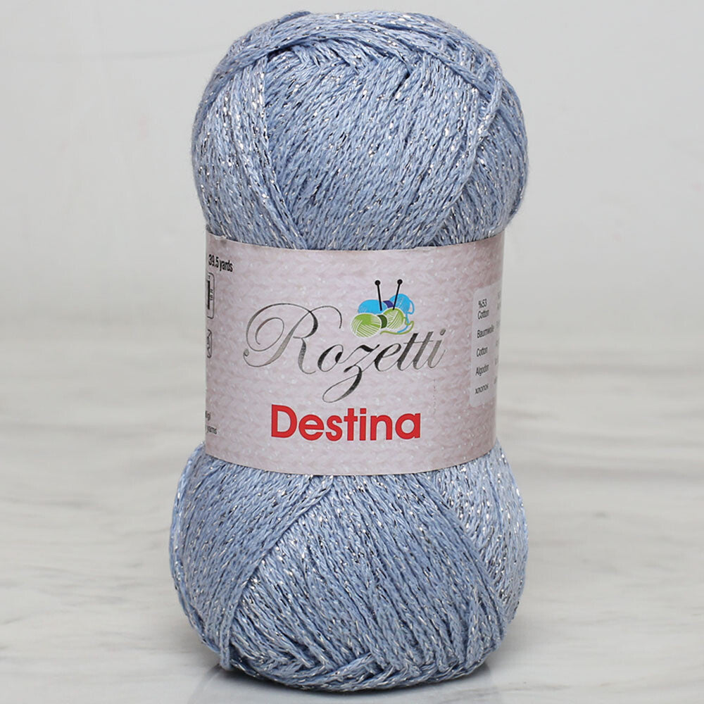 Rozetti Destina 50 gr Yarn, Baby Blue - 45018