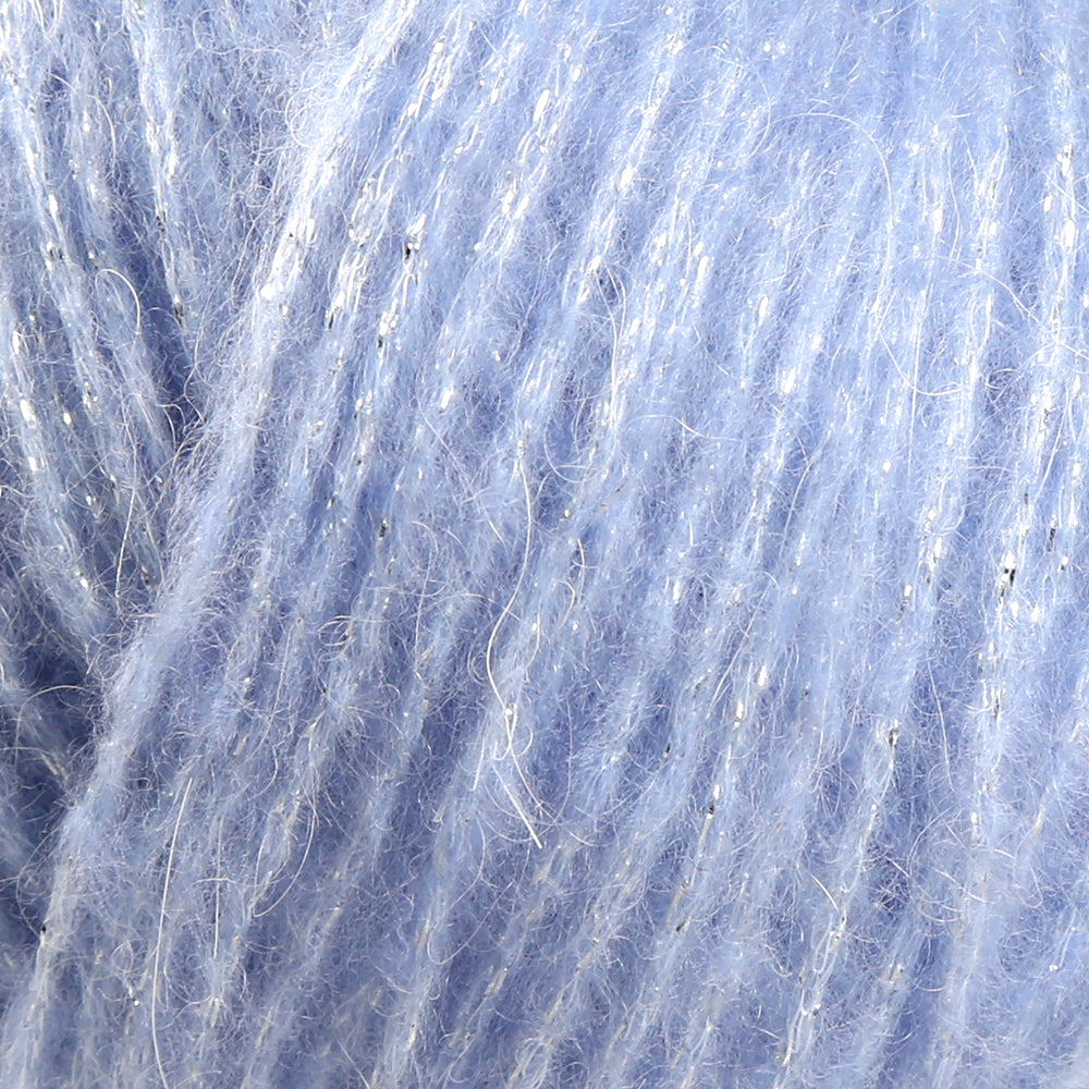 Rozetti Tılsım Glittery Hand Knitting Yarn Light Blue - 362-08