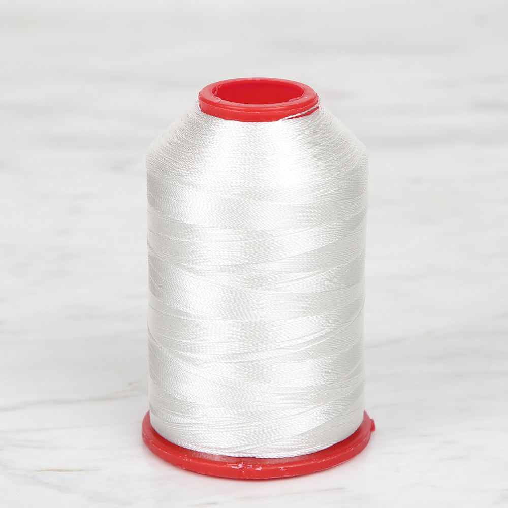 Yabalı Polyester Yarn Normal White 100 gr - No:60