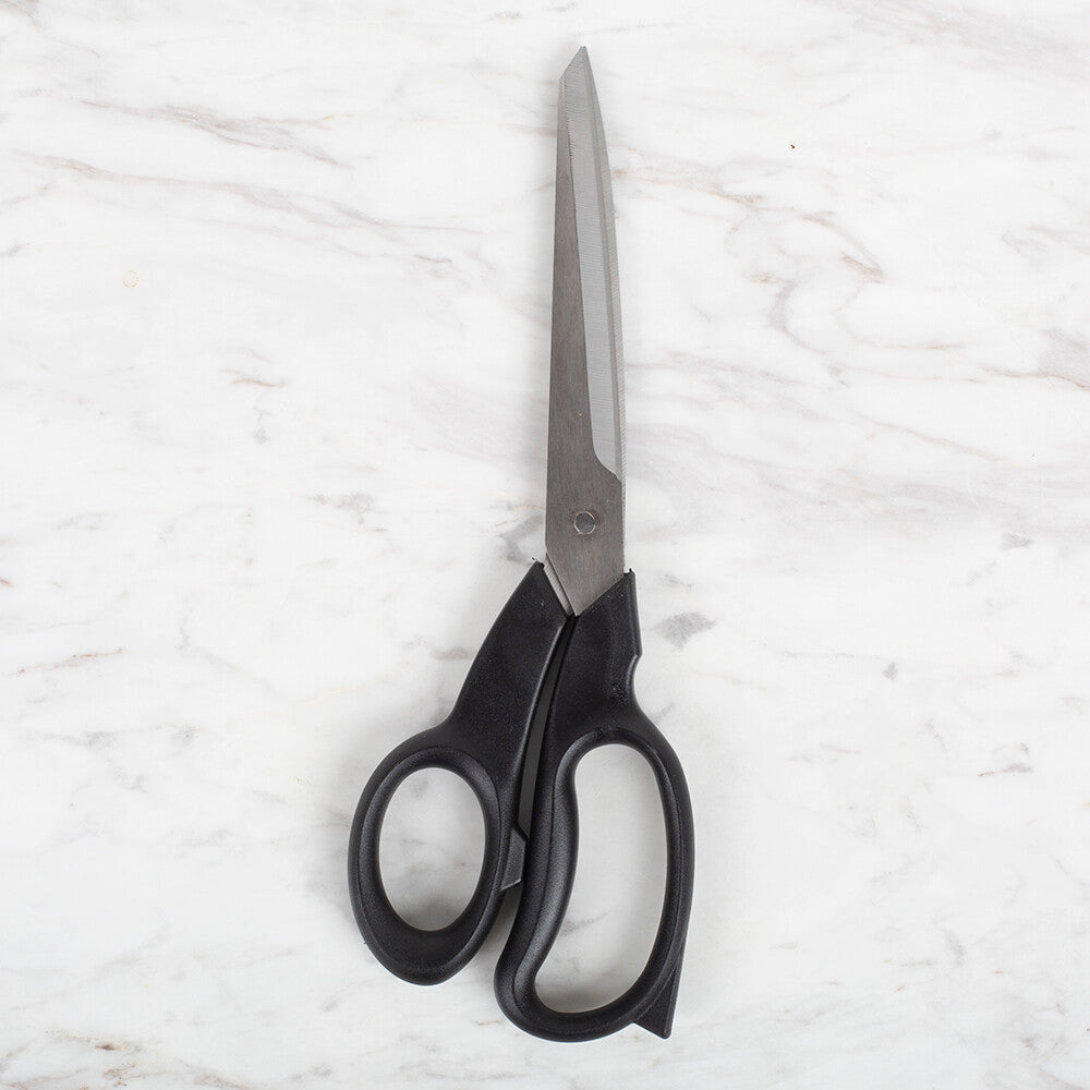Yabalı Plastic Handle Titanium Scissors, Black YBL - 072 / no. 7