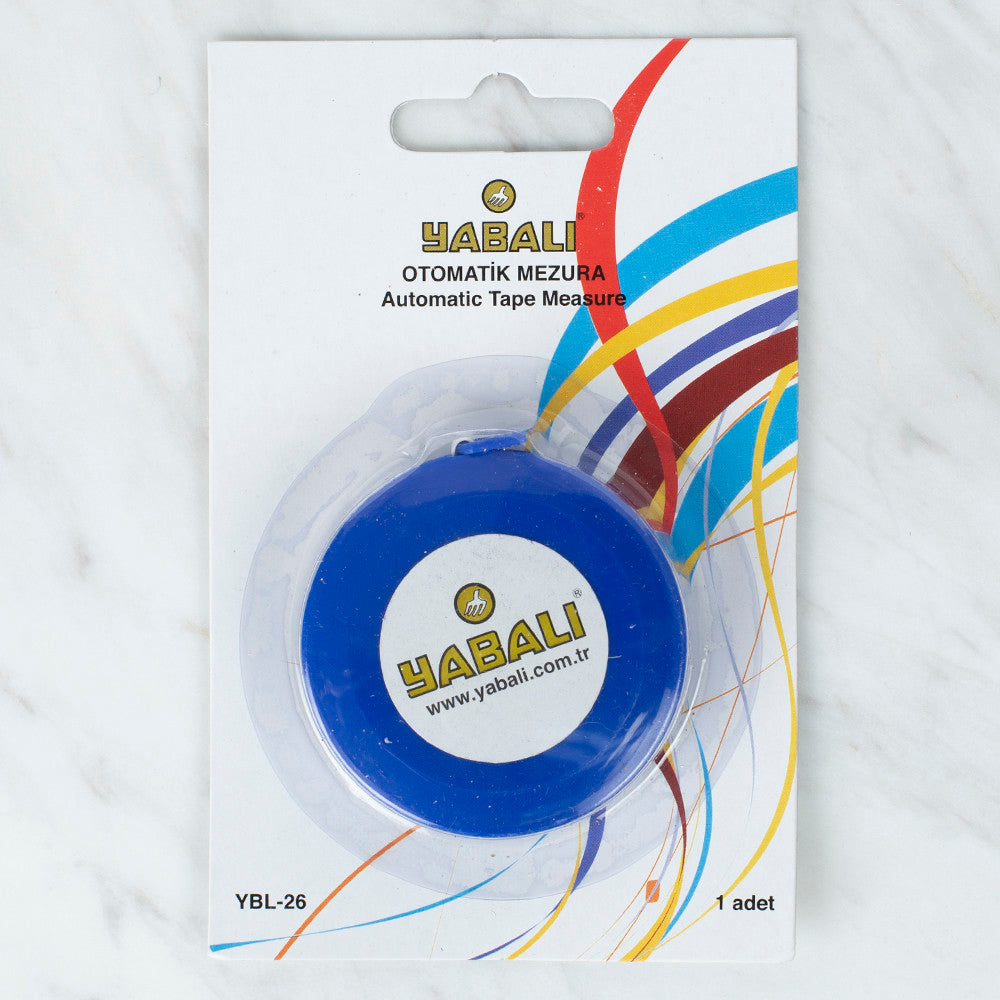 Yabalı Automatic Tape Measure, Blue - YBL - 26