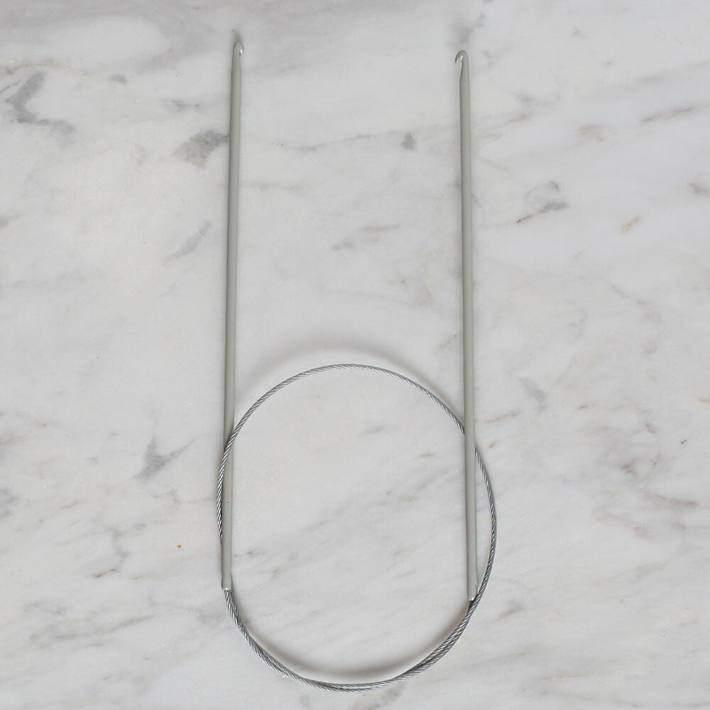 Yabalı 2.5mm 60 cm Steel Cable Tunisian/Afghan Knitting Needle - YBL - 345