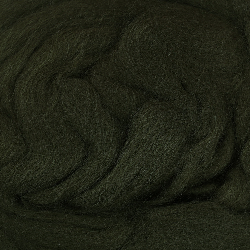 Kartopu Natural Wool Roving Felt,Green - K410