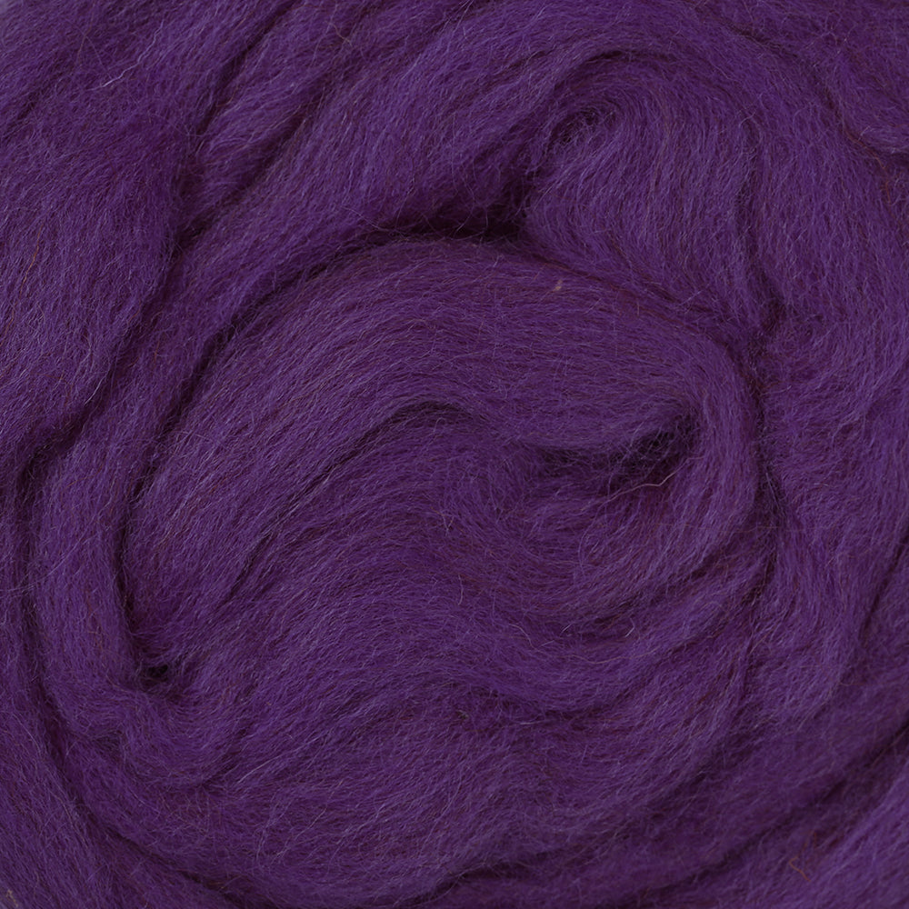 Kartopu Natural Wool Roving Felt,Purple - K718