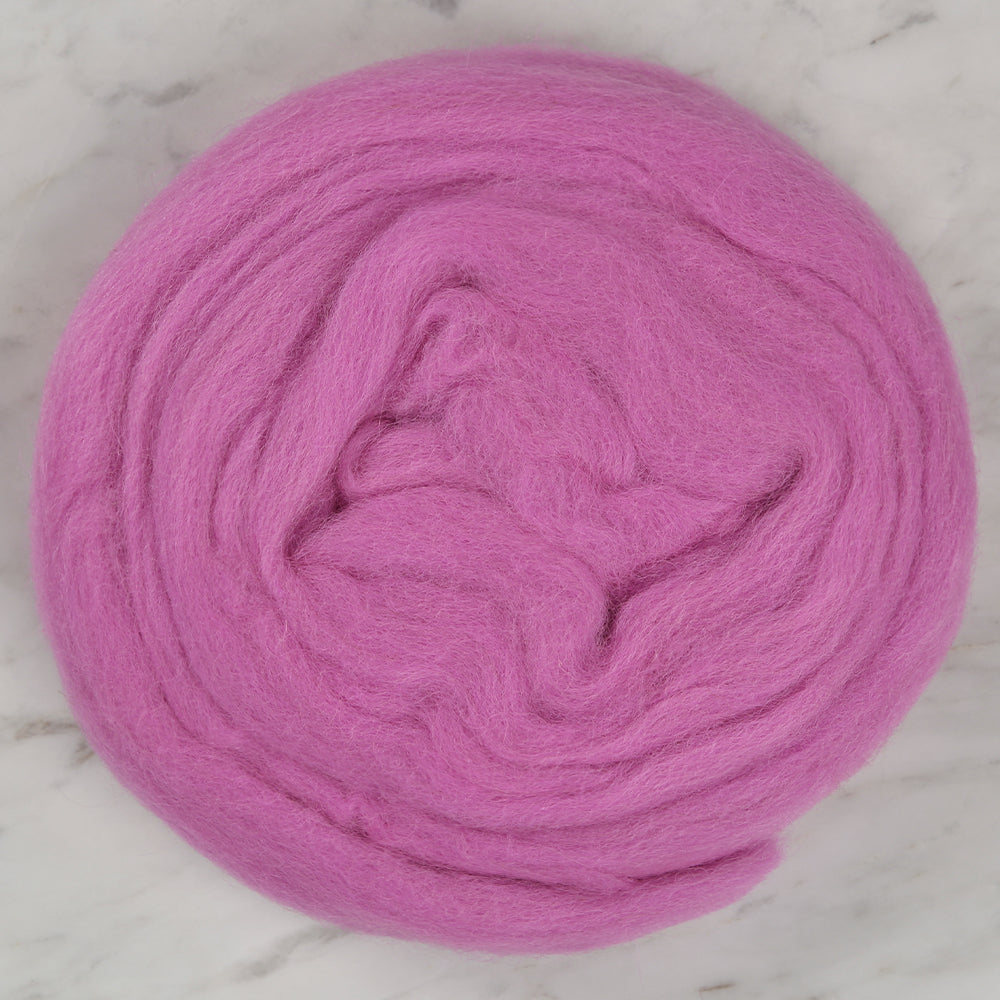 Kartopu Natural Wool Roving Felt,Pink - K807