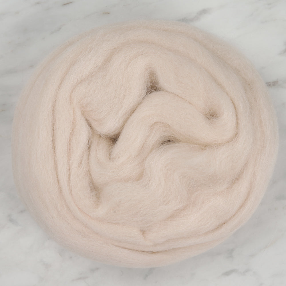 Kartopu Natural Wool Roving Felt,Skin Color - K353