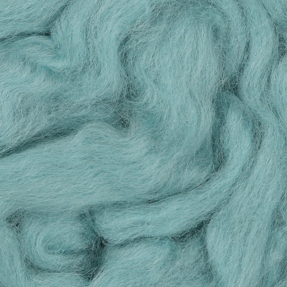 Kartopu Natural Wool Roving Felt,Green - K550