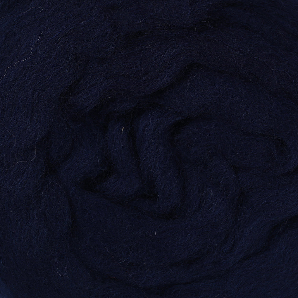 Kartopu Natural Wool Roving Felt,Navy blue - K632