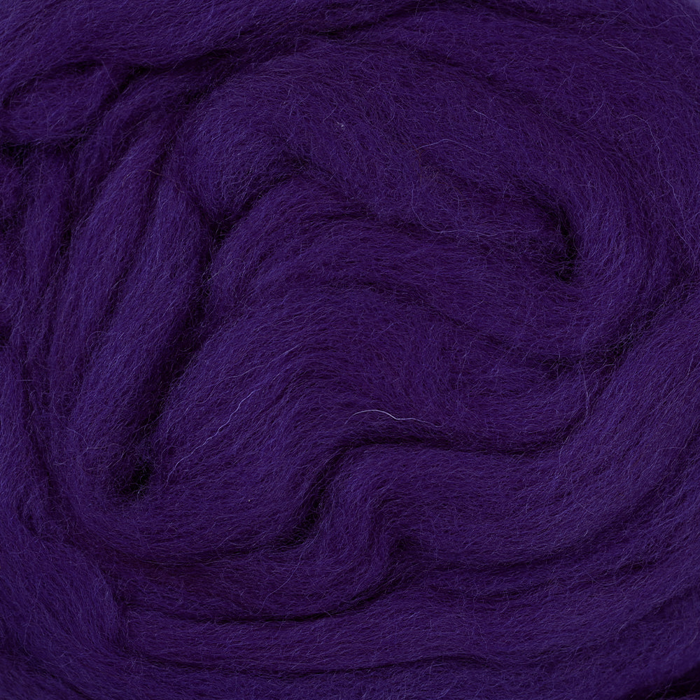 Kartopu Natural Wool Roving Felt,Purple - K723