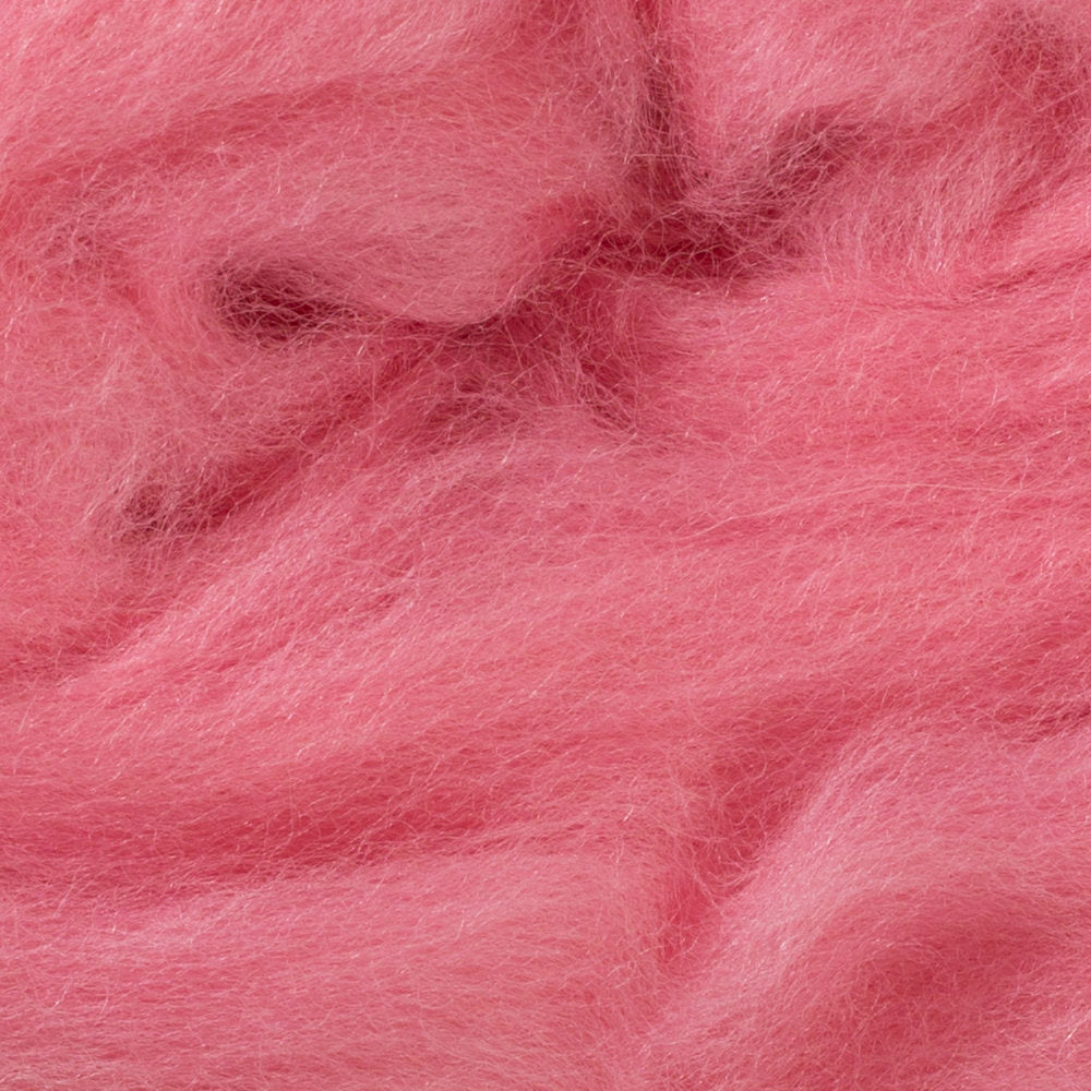 Kartopu Natural Wool Roving Felt, Pink - K748