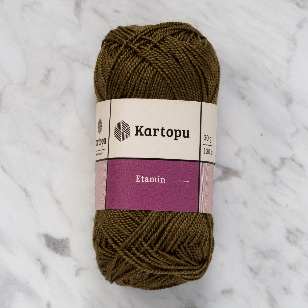 Kartopu Etamin 30g Embroidery Thread, Green - K395