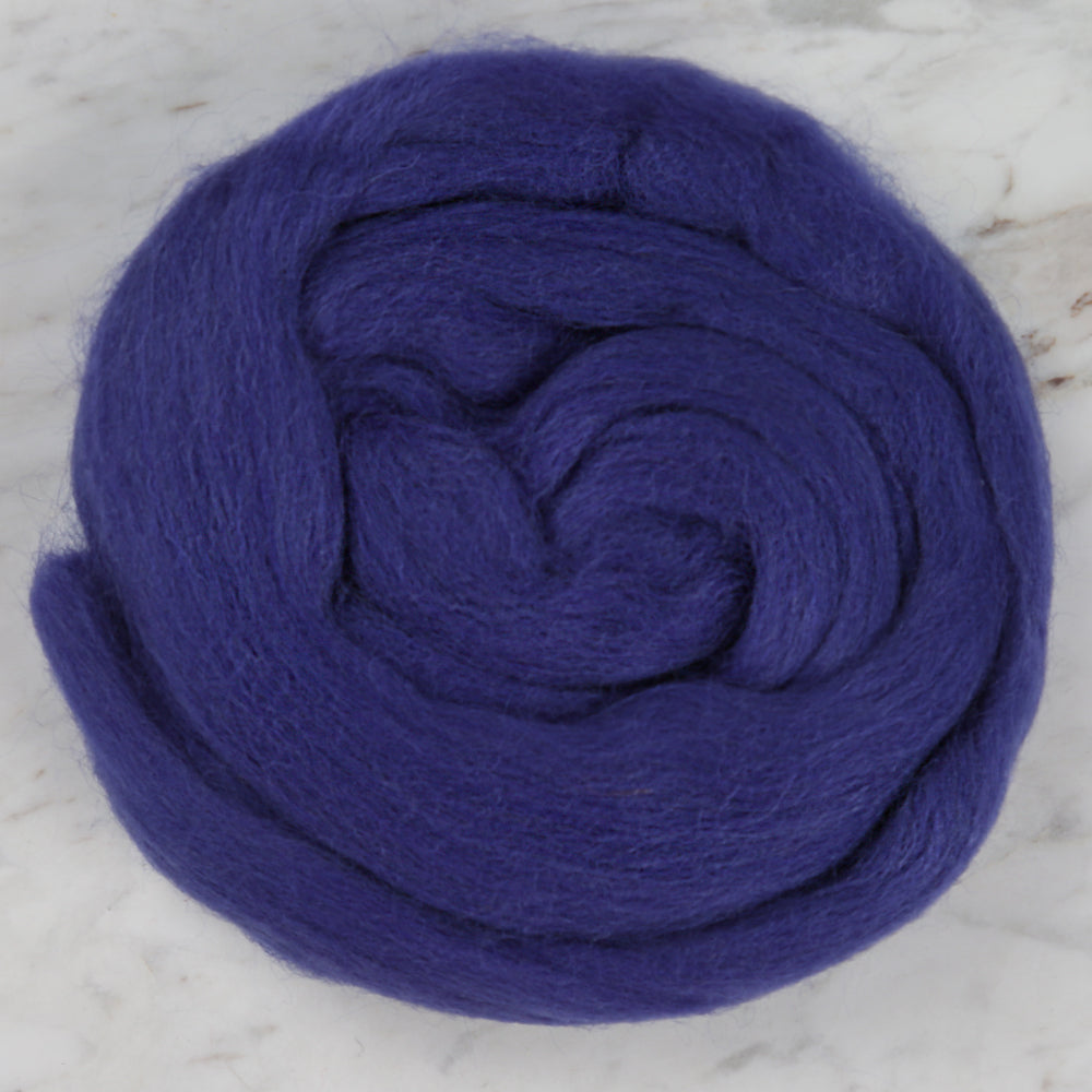 Kartopu Natural Wool Roving Felt,Blue - K652